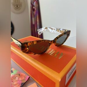 Poppy Lissiman Tortoise shell cat eye Sunglasses
